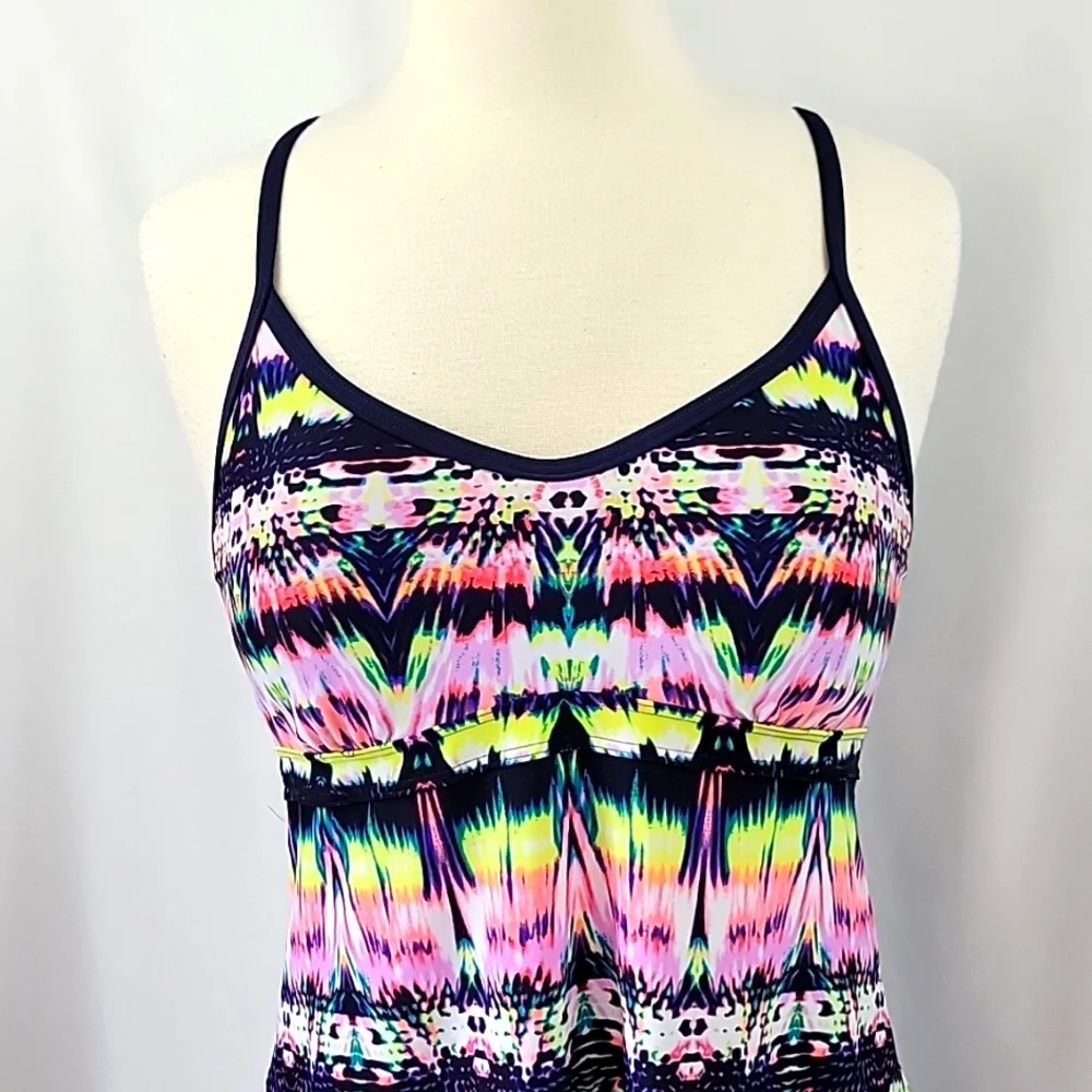 Athleta Racerback Tie Dye Athleisure Sundress Size Medium